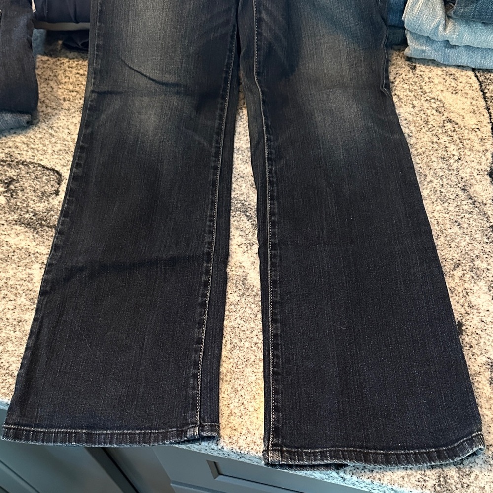 Y2K American Eagle- Original Boot Cut- Stretch- Dark Blue Women's Jeans - Picture 3 of 8